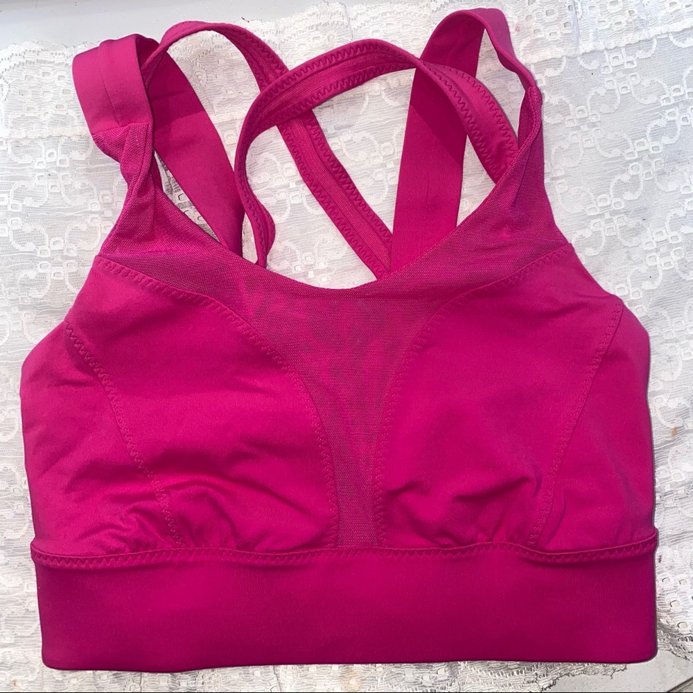 Hot Pink Lululemon Sports Bra